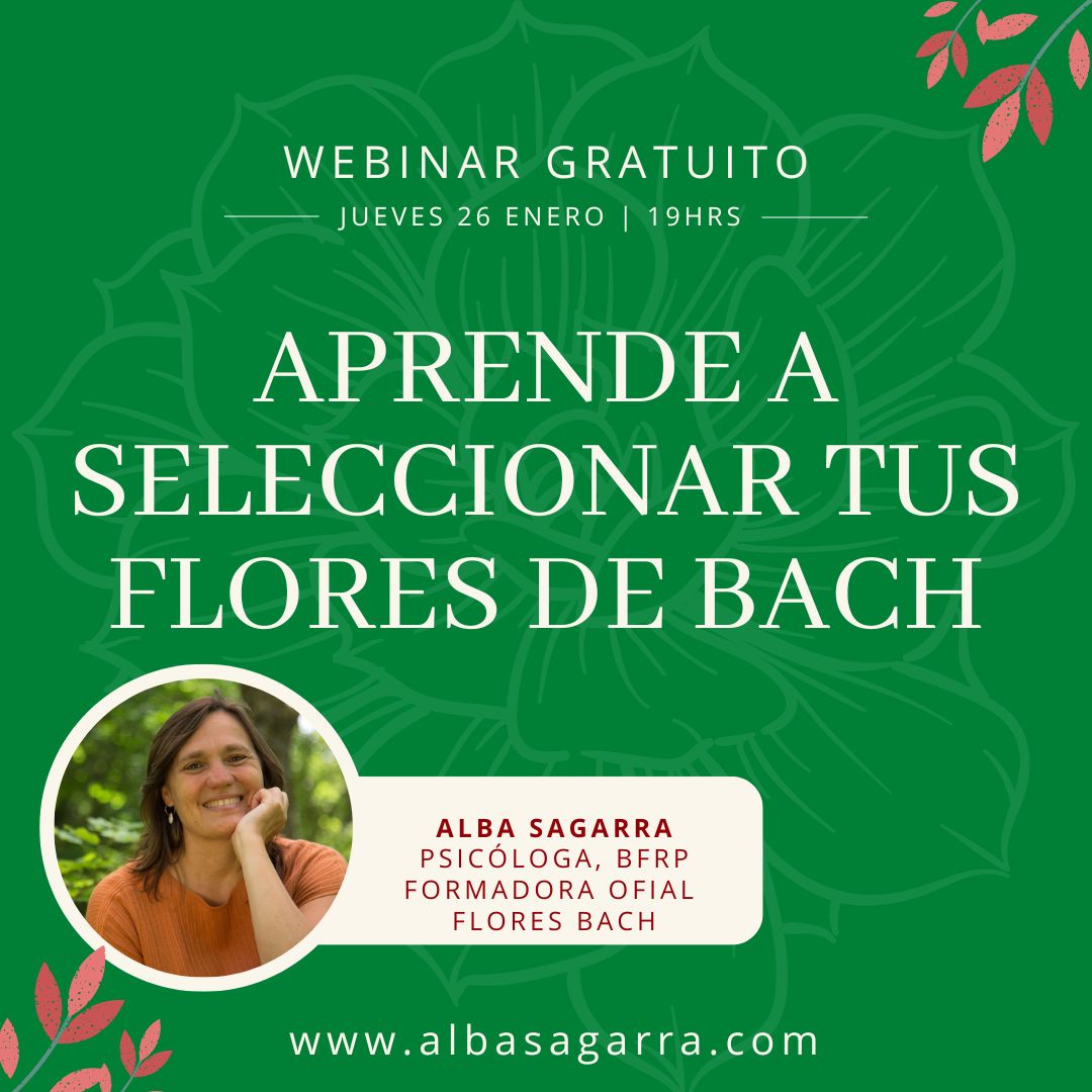 webinar autoselección flores de Bach