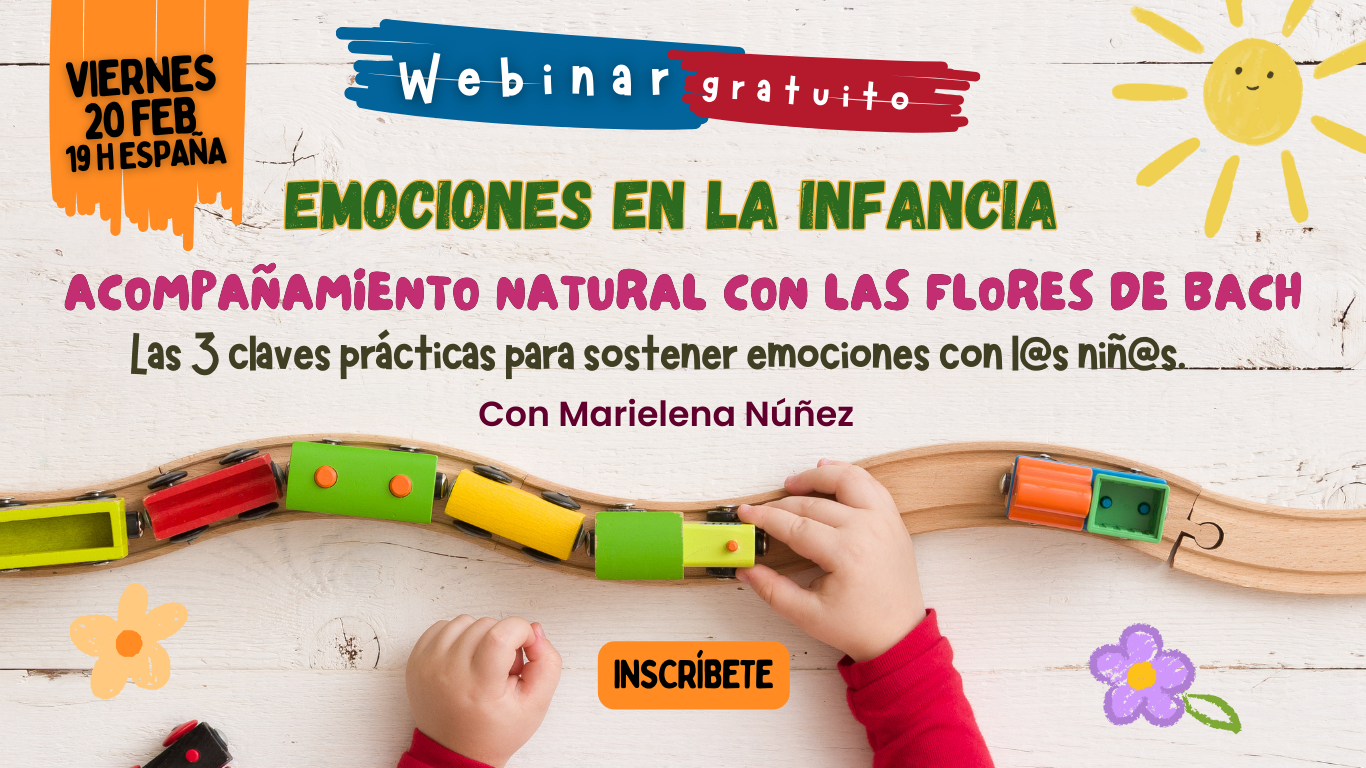 webinar emociones infancia claves prácticas con marielena nuñez flores de bach