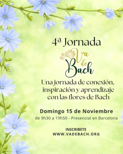 4rta jornada vadebach 2026 - educació emocional amb les flors de bach